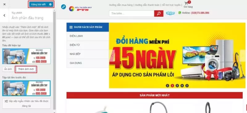 hướng dẫn sử dụng theme 005