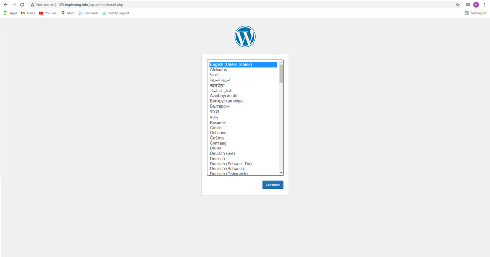 Upload web wordpress lên host Hostify năm 2022