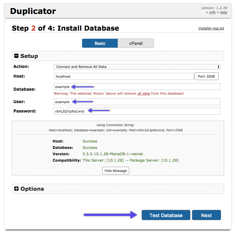 Upload web thông qua Duplicator trên host năm 2023