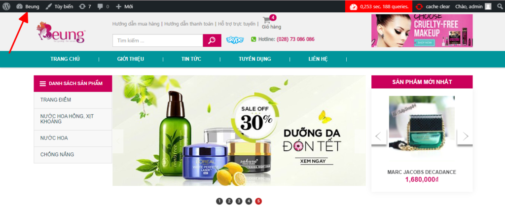 Ẩn thanh quản trị Admin Bar trong WordPress