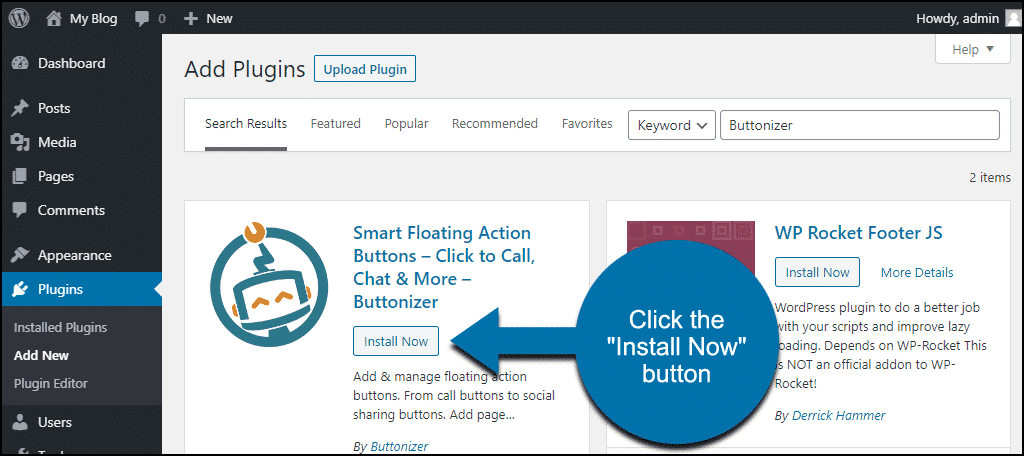 Hướng dẫn cài đặt nút Call to Action dùng plugin Buttonizer