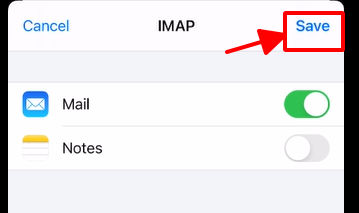 Cài đặt email POP3, IMAP trên IOS