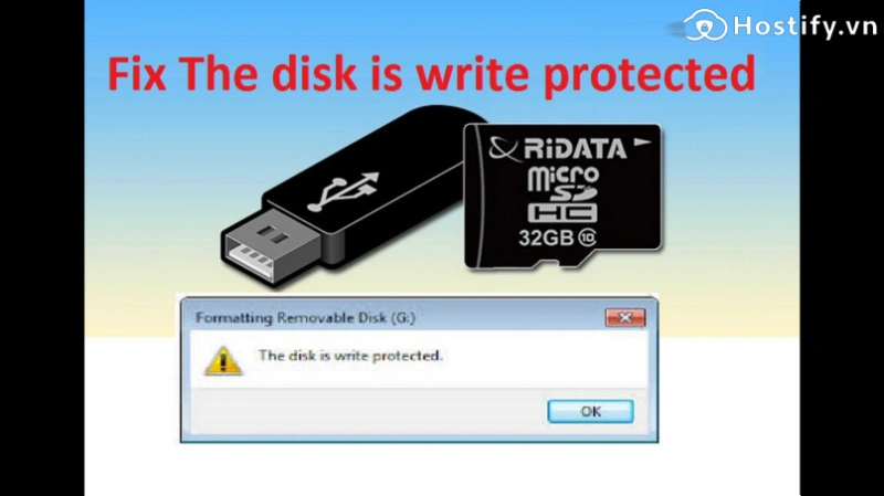 Lỗi the disk is write protected là gì?