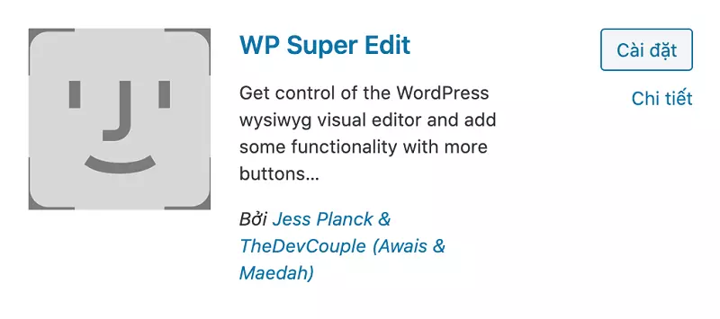 WP super Edit wordpress