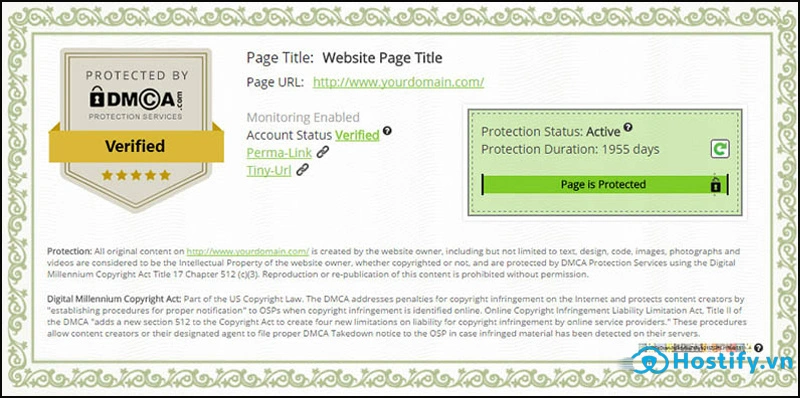 DMCA protected là gì?