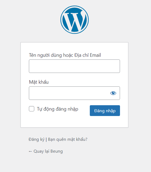 Tùy chỉnh trang đăng nhập WordPress Admin với plugin  Admin Custom Login - Giao diện mặc định trang đăng nhập mặc định của wordpress 
