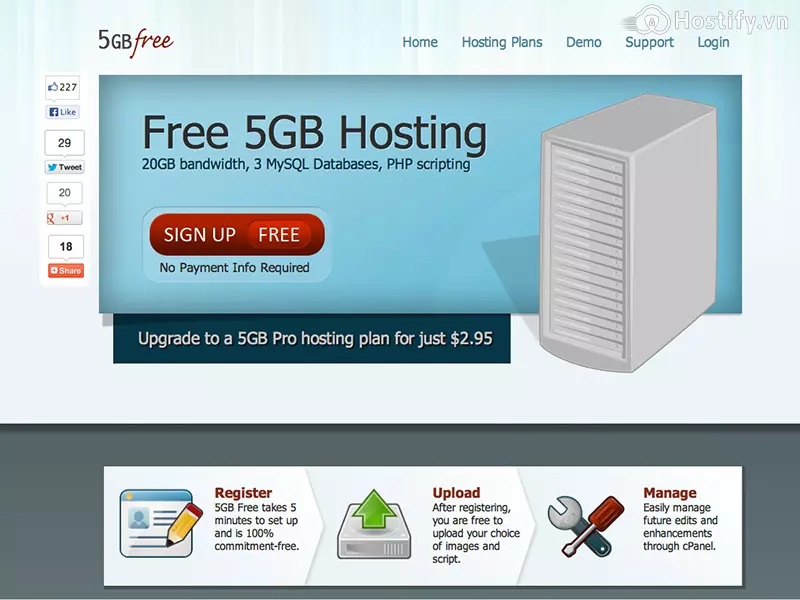 web hosting miễn phí