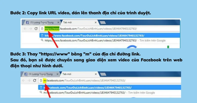 Hướng dẫn tải video trên Facebook về máy tính bằng cách thay đổi trình duyệt