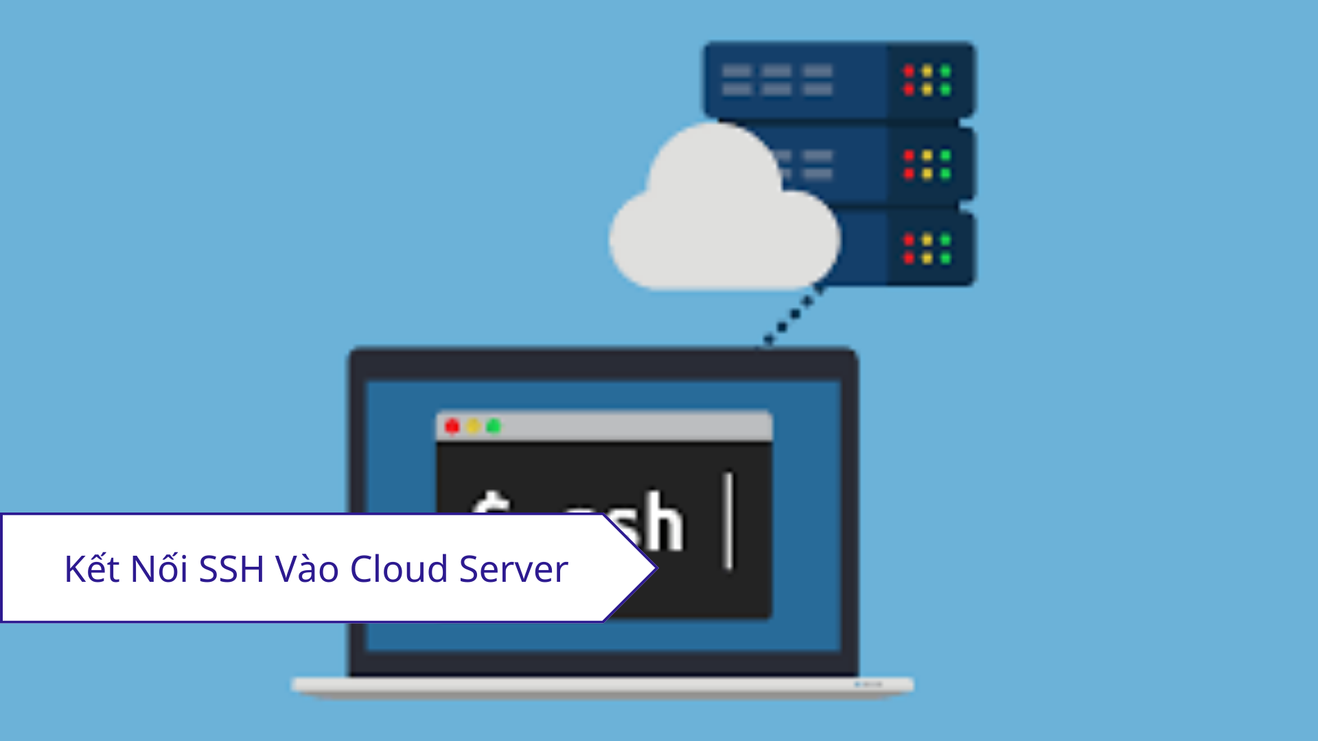 Cách sử dụng phần mềm để kết nối SSH vào Cloud Server