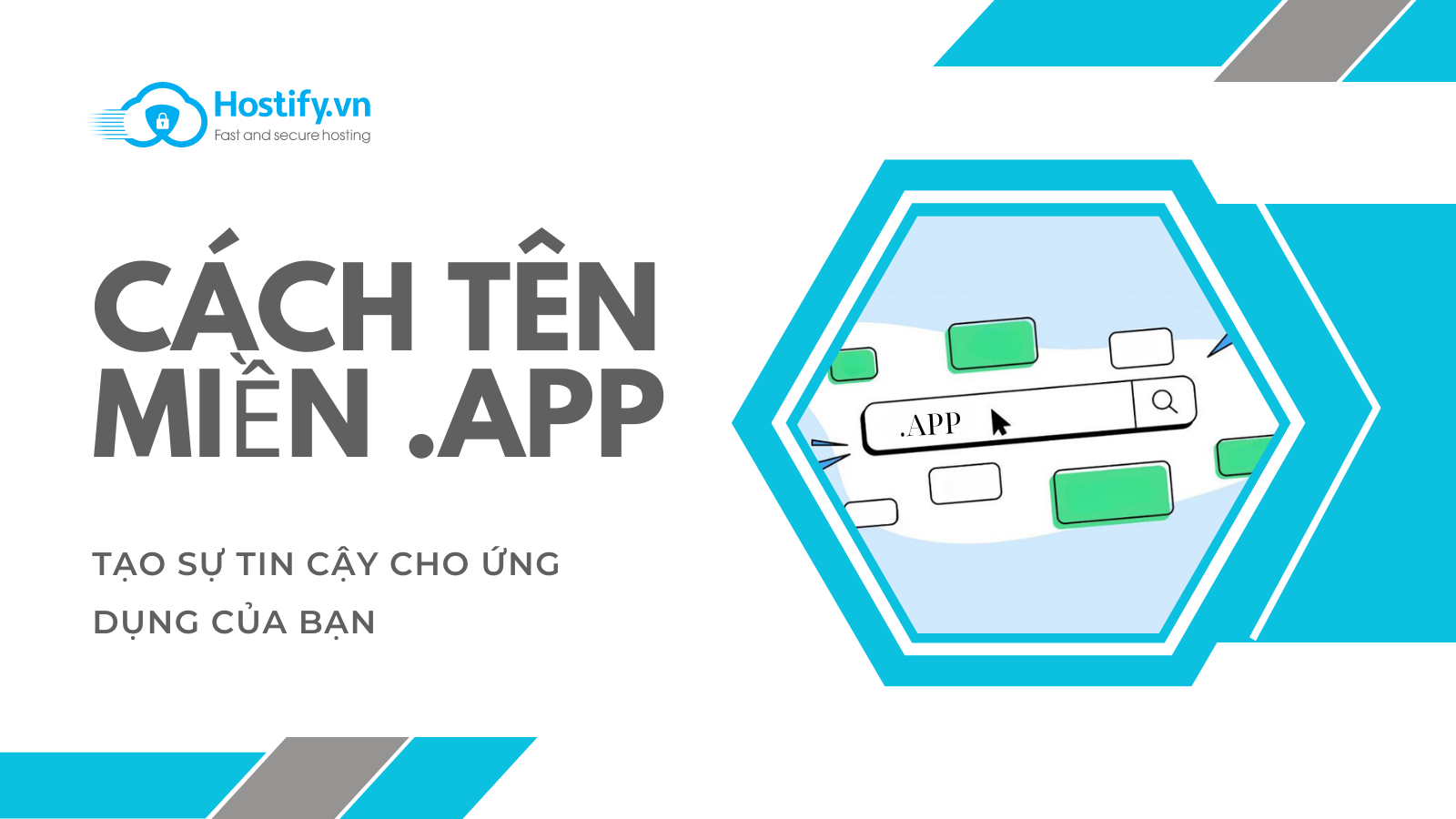 Cách tên miền .app tạo sự tin cậy cho ứng dụng của bạn