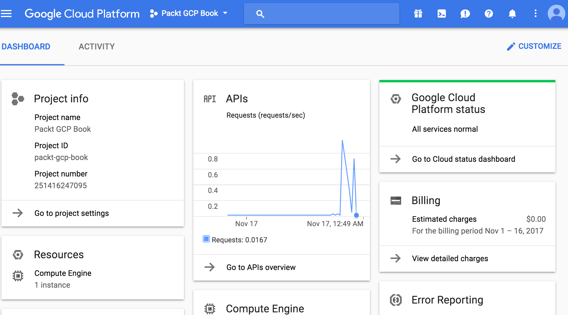 Google Cloud Console 3