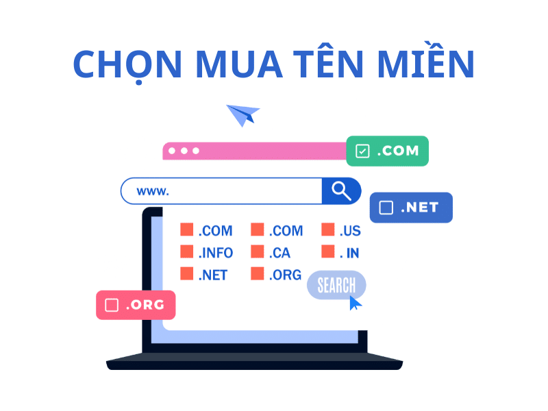 Chọn mua tên miền có chứa từ khóa quan trọng 